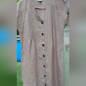 J.Jill. Love Linen 100%Linen Dress SZ.XS NWOT